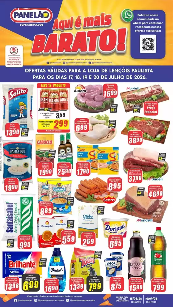 Catálogo Panelão | Novas ofertas para descobrir | 2026-07-17T00:00:00.000Z - 2026-07-20T00:00:00.000Z