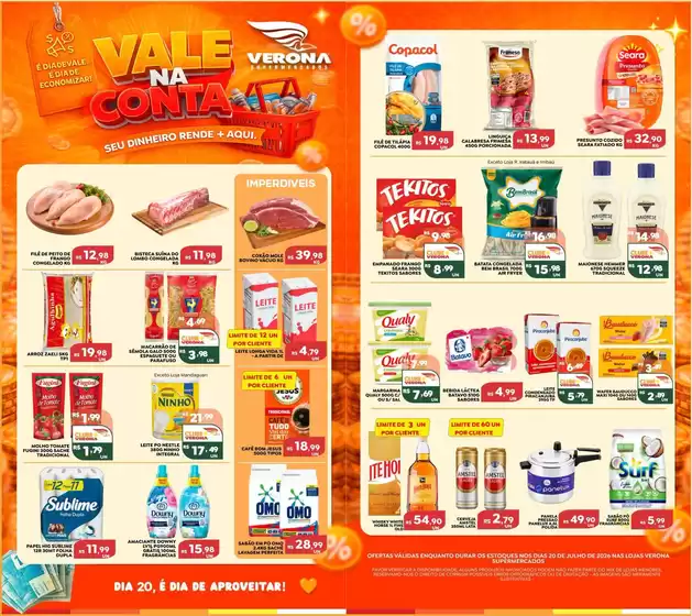 Catálogo Verona Supermercados | Encarte Verona Supermercados | 2026-07-20T00:00:00.000Z - 2026-07-20T00:00:00.000Z