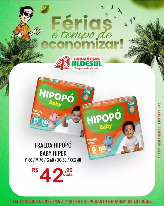 Catálogo Farmácia Aldesul em Piracicaba | Ofertas exclusivas e pechinchas | 2026-07-01T00:00:00.000Z - 2026-07-31T00:00:00.000Z