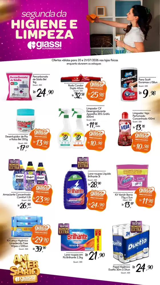 Catálogo Giassi Supermercados | Encarte Giassi Supermercados | 2026-07-20T00:00:00.000Z - 2026-07-21T00:00:00.000Z