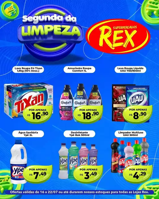 Catálogo Supermercados Rex | Nossas melhores ofertas para você | 2026-07-16T00:00:00.000Z - 2026-07-22T00:00:00.000Z