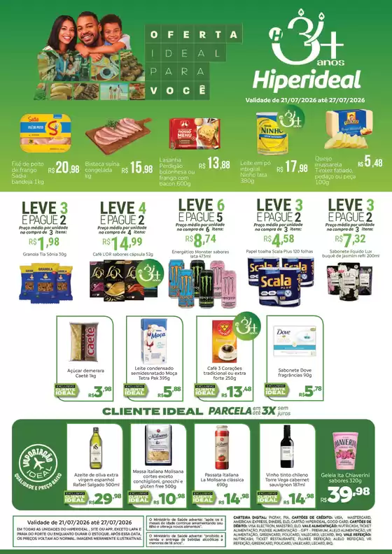 Catálogo Hiperideal Supermercados | Ofertas Hiperideal Supermercados | 2026-07-21T00:00:00.000Z - 2026-07-27T00:00:00.000Z