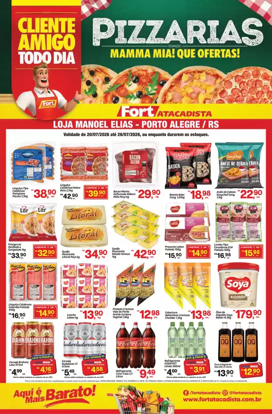 Catálogo Fort Atacadista | RS Fort Food Pizzaria 20 a 26 JUL 26 ME Final | 2026-07-20T00:00:00.000Z - 2026-07-26T00:00:00.000Z