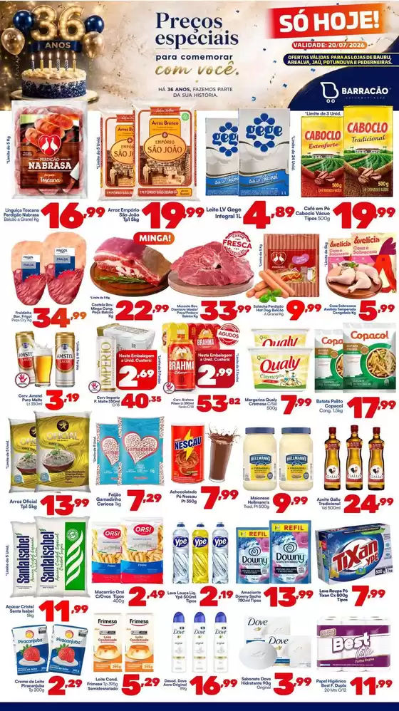 Catálogo Barracão Supermercado em Lajeado-Tocantins | Ótima oferta para todos os clientes | 2026-07-20T00:00:00.000Z - 2026-07-20T00:00:00.000Z