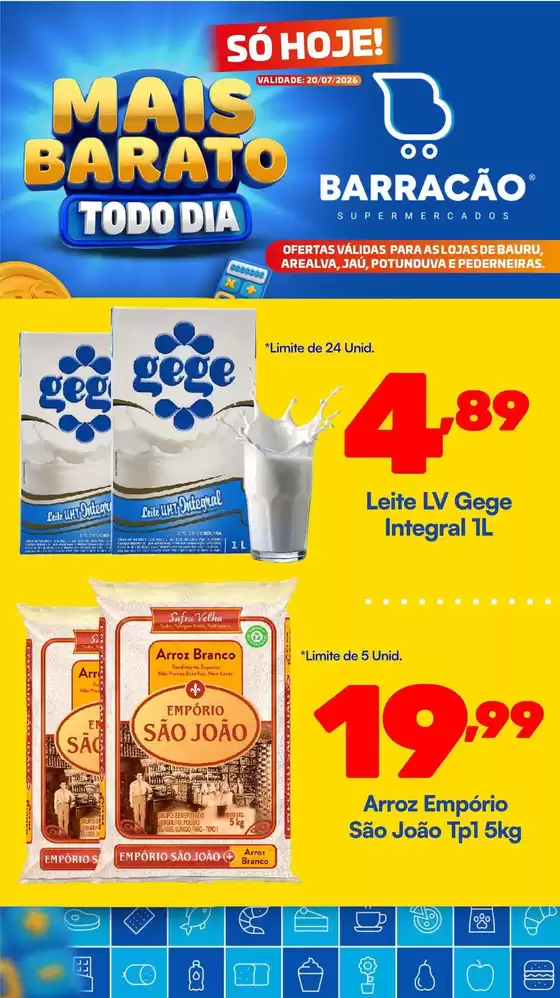 Catálogo Barracão Supermercado em Lajeado-Tocantins | Encarte Barracão Supermercado | 2026-07-20T00:00:00.000Z - 2026-07-20T00:00:00.000Z