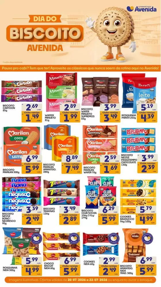 Catálogo Supermercados Avenida em Lajeado-Tocantins | Pechinchas e ofertas atuais | 2026-07-20T00:00:00.000Z - 2026-07-22T00:00:00.000Z