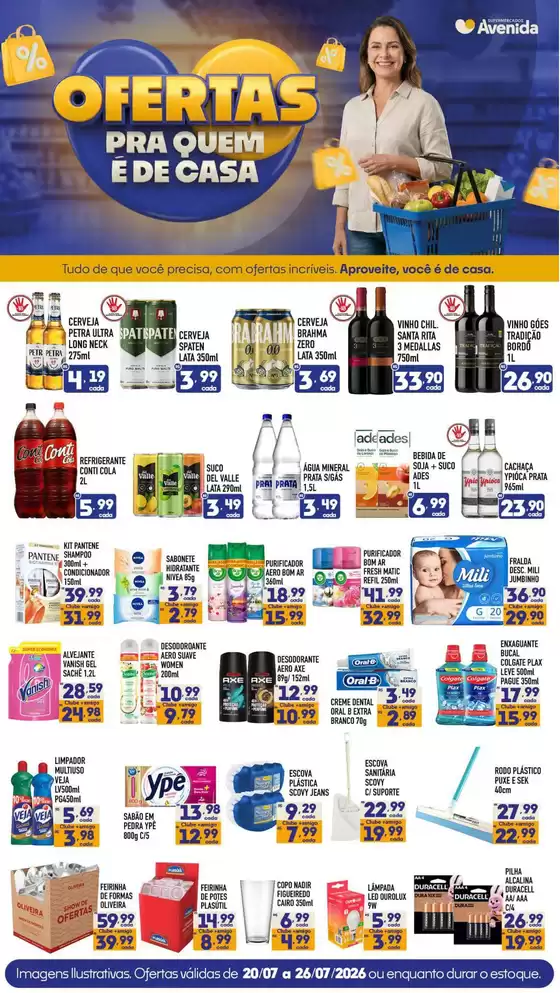 Catálogo Supermercados Avenida em Lajeado-Tocantins | Melhores ofertas para todos os clientes | 2026-07-20T00:00:00.000Z - 2026-07-26T00:00:00.000Z