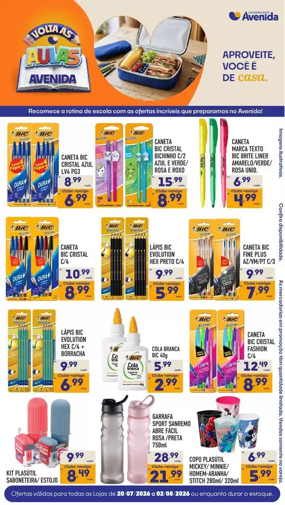 Catálogo Supermercados Avenida em Lajeado-Tocantins | Ampla seleção de ofertas | 2026-07-20T00:00:00.000Z - 2026-08-02T00:00:00.000Z
