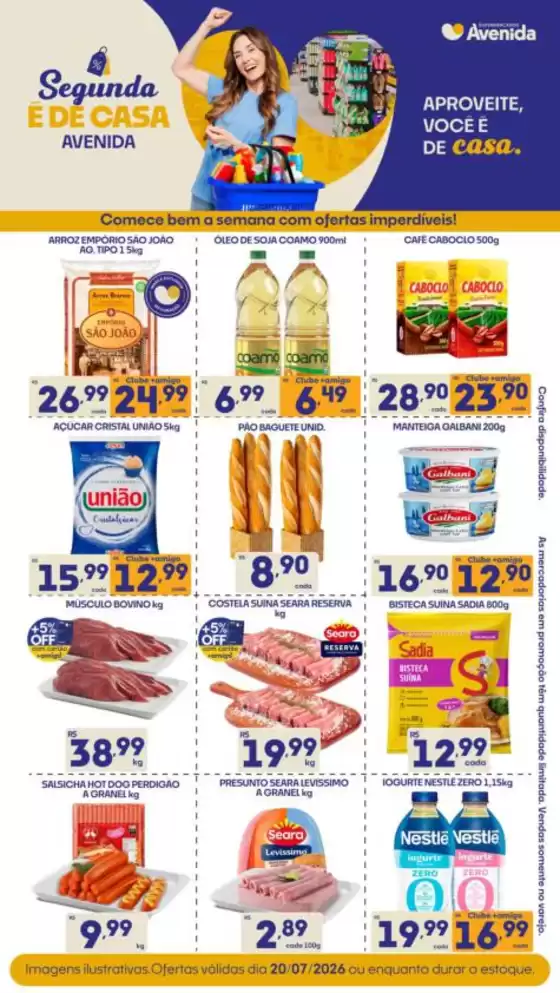 Catálogo Supermercados Avenida em Lajeado-Tocantins | Nossas melhores ofertas para você | 2026-07-20T00:00:00.000Z - 2026-07-20T00:00:00.000Z