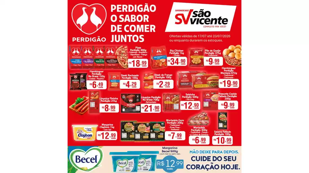 Catálogo Supermercados São Vicente | Ótima oferta para caçadores de pechinchas | 2026-07-17T00:00:00.000Z - 2026-07-23T00:00:00.000Z