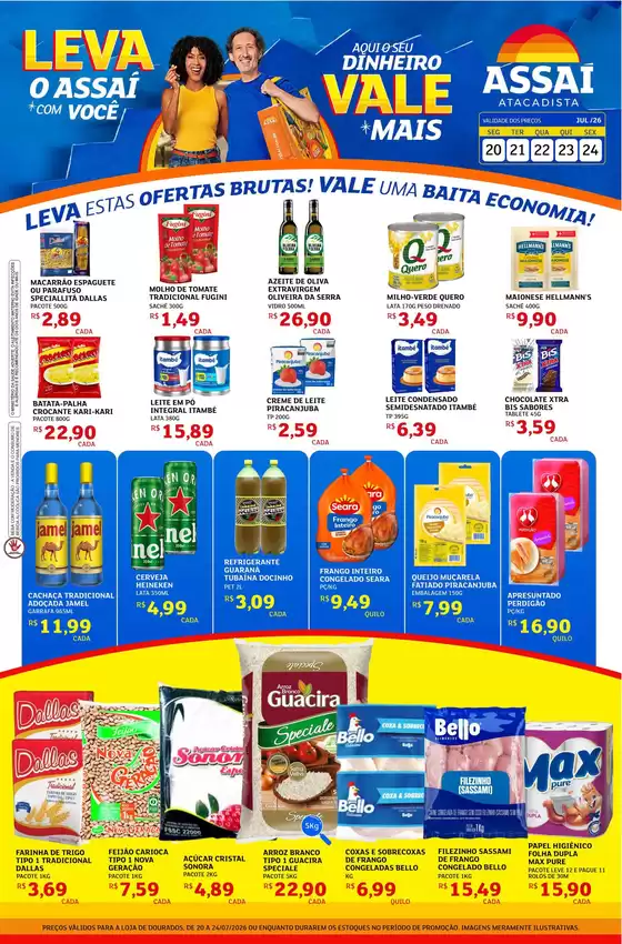 Catálogo Assaí Atacadista em Lajeado-Tocantins | Encarte Assaí Atacadista 49312 | 2026-07-20T00:00:00.000Z - 2026-07-24T00:00:00.000Z