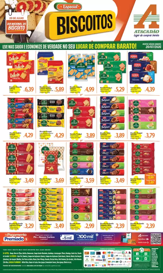 Catálogo Atacadão | Atacadão - Doces e Biscoitos | 2026-07-20T00:00:00.000Z - 2026-07-20T00:00:00.000Z