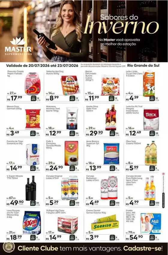 Catálogo Master Supermercados | Semanal master RS | 2026-07-20T00:00:00.000Z - 2026-07-23T00:00:00.000Z