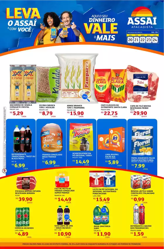 Catálogo Assaí Atacadista | Encarte Assaí Atacadista 49288-226 | 2026-07-20T00:00:00.000Z - 2026-07-24T00:00:00.000Z