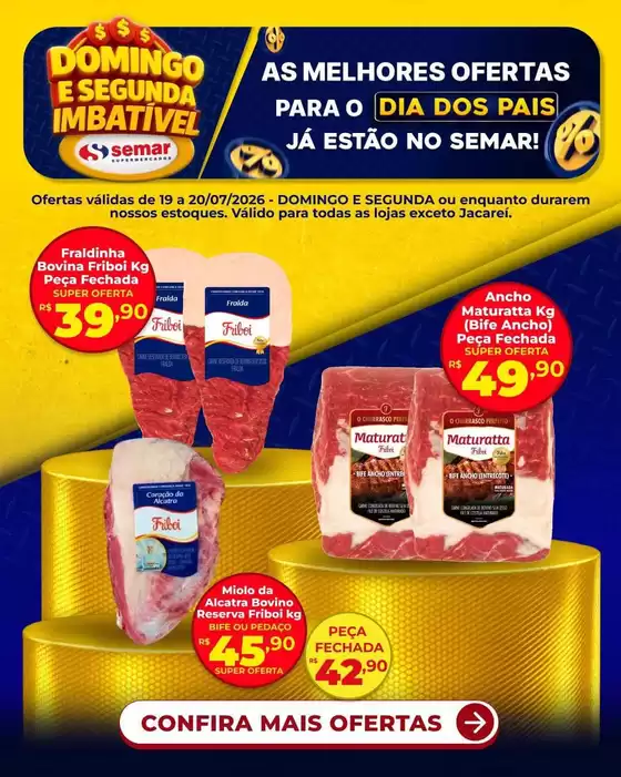 Catálogo Semar Supermercado | Encarte Semar Supermercados | 2026-07-19T00:00:00.000Z - 2026-07-20T00:00:00.000Z