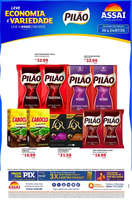Catálogo Assaí Atacadista | Encarte Assaí Atacadista 49298-39 | 2026-07-20T00:00:00.000Z - 2026-07-24T00:00:00.000Z