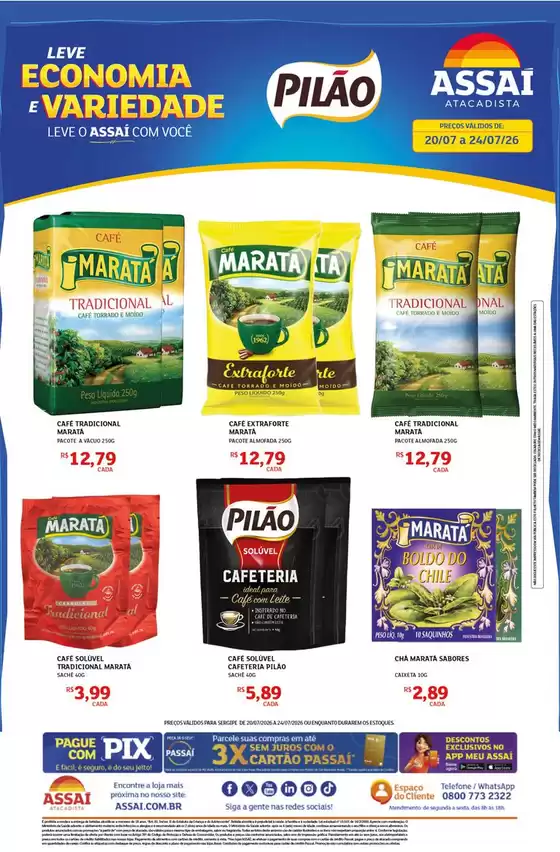 Catálogo Assaí Atacadista | Encarte Assaí Atacadista 168348-537 | 2026-07-20T00:00:00.000Z - 2026-07-24T00:00:00.000Z