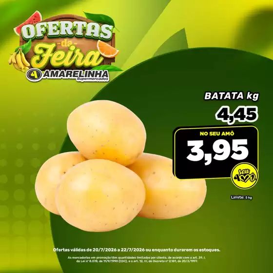 Catálogo Amarelinha Supermercados | Ofertas da Feira | 2026-07-20T00:00:00.000Z - 2026-07-22T00:00:00.000Z