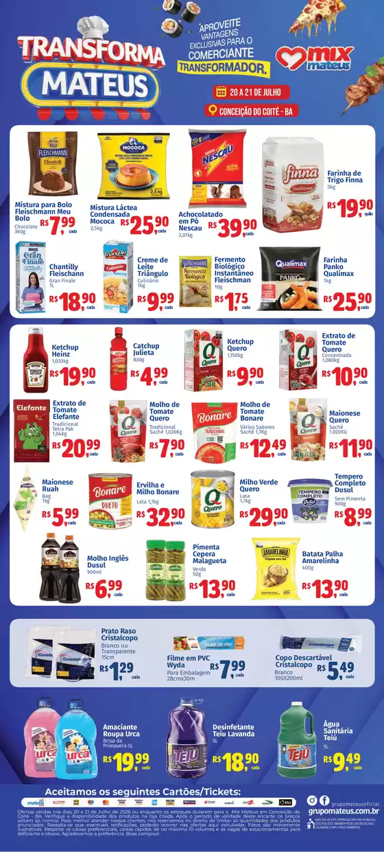 Catálogo Supermercados Mateus | Transformador | 2026-07-19T00:00:00.000Z - 2026-07-21T00:00:00.000Z