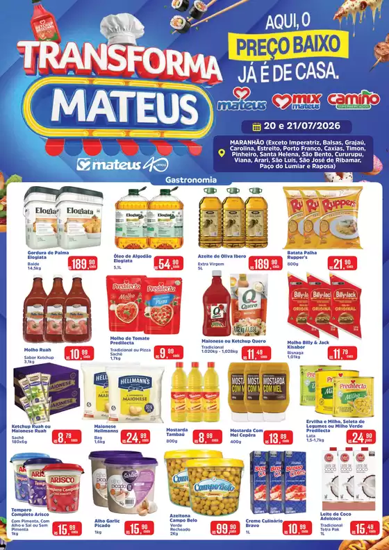 Catálogo Supermercados Mateus | Transforma Mateus | 2026-07-19T00:00:00.000Z - 2026-07-21T00:00:00.000Z