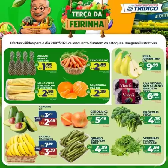 Catálogo Supermercados Tridico | Terça da Feirinha no Tridico! | 2026-07-21T00:00:00.000Z - 2026-07-21T00:00:00.000Z