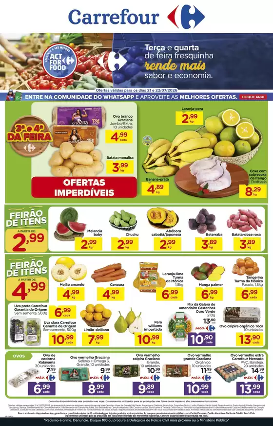 Catálogo Carrefour | FEIRA | 2026-07-21T00:00:00.000Z - 2026-07-22T00:00:00.000Z