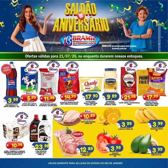 Catálogo Bramil Supermercados | Nossas melhores ofertas para você | 2026-07-21T00:00:00.000Z - 2026-07-21T00:00:00.000Z