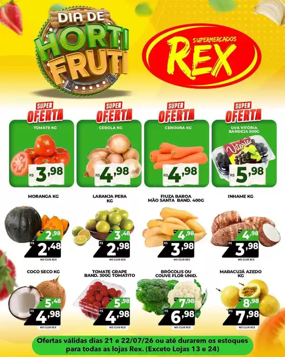 Catálogo Supermercados Rex | Melhores ofertas e descontos | 2026-07-21T00:00:00.000Z - 2026-07-22T00:00:00.000Z