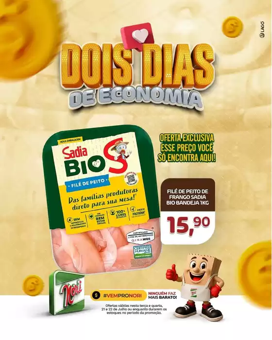 Catálogo Supermercados Nori | Melhores ofertas para todos os caçadores de pechinchas | 2026-07-21T00:00:00.000Z - 2026-07-22T00:00:00.000Z