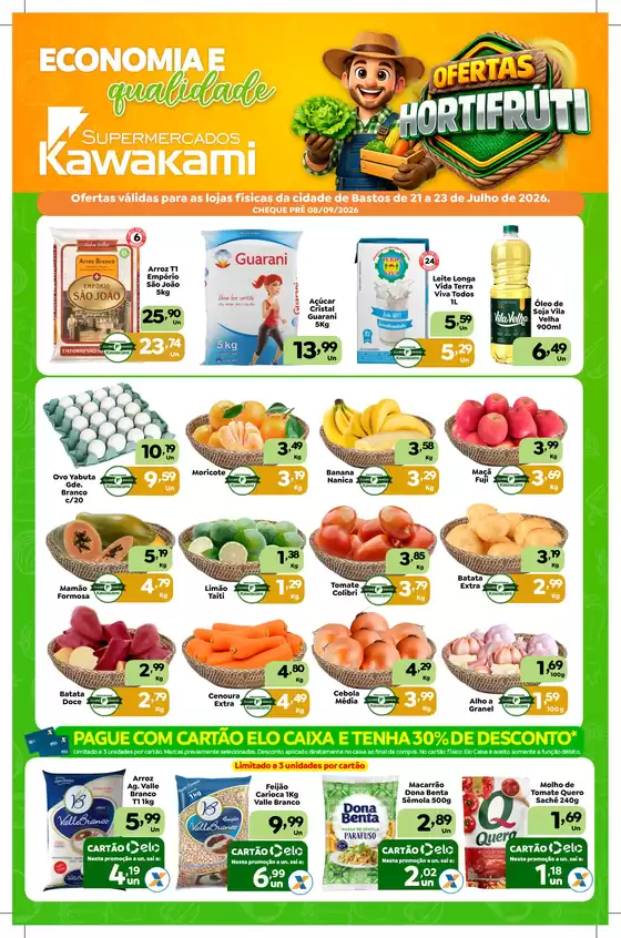 Catálogo Supermercados Kawakami | Ofertas - Bastos | 2026-07-21T00:00:00.000Z - 2026-07-23T00:00:00.000Z