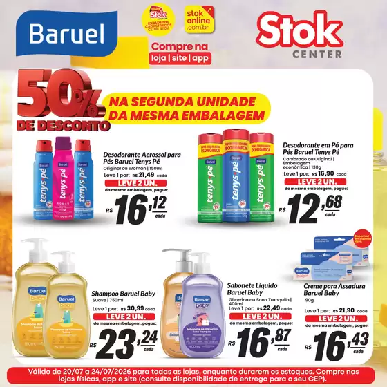 Catálogo Stok Center | Baruel 20 a 24.07 pdf | 2026-07-20T00:00:00.000Z - 2026-07-24T00:00:00.000Z