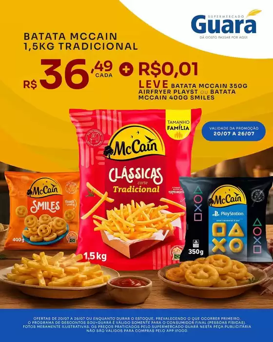 Catálogo Supermercado Guará | Ofertas para caçadores de pechinchas | 2026-07-20T00:00:00.000Z - 2026-07-26T00:00:00.000Z