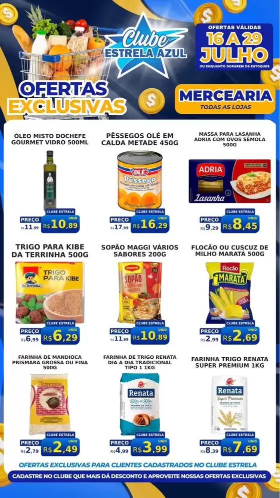 Catálogo Supermercado Estrela Azul | Ótima oferta para caçadores de pechinchas | 2026-07-16T00:00:00.000Z - 2026-07-29T00:00:00.000Z