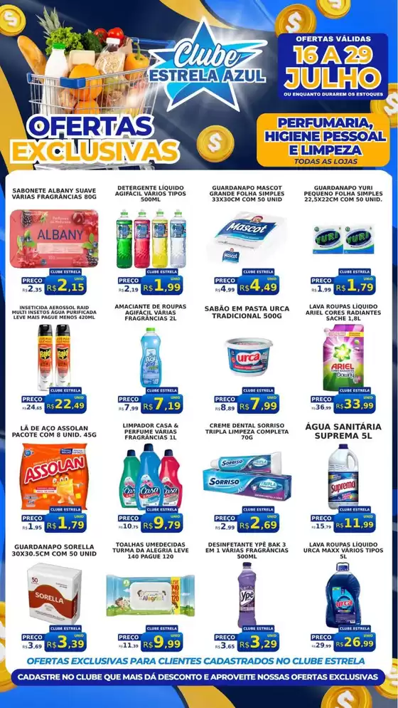Catálogo Supermercado Estrela Azul | Descubra ofertas atraentes | 2026-07-16T00:00:00.000Z - 2026-07-29T00:00:00.000Z