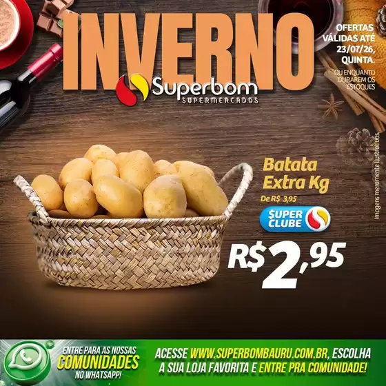 Catálogo Superbom Supermercados | Melhores ofertas para todos os clientes | 2026-07-21T00:00:00.000Z - 2026-07-23T00:00:00.000Z