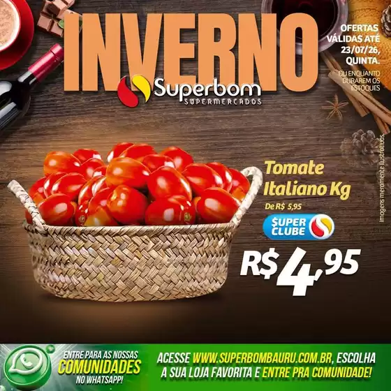 Catálogo Superbom Supermercados | Encarte Superbom Supermercados | 2026-07-21T00:00:00.000Z - 2026-07-23T00:00:00.000Z