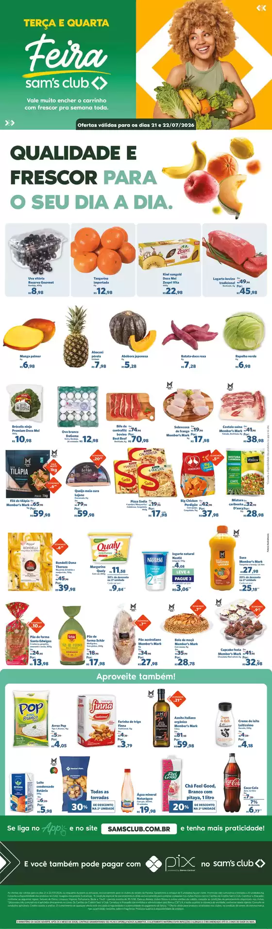 Catálogo Sam's Club | Ofertas para caçadores de pechinchas | 2026-07-21T00:00:00.000Z - 2026-07-22T00:00:00.000Z
