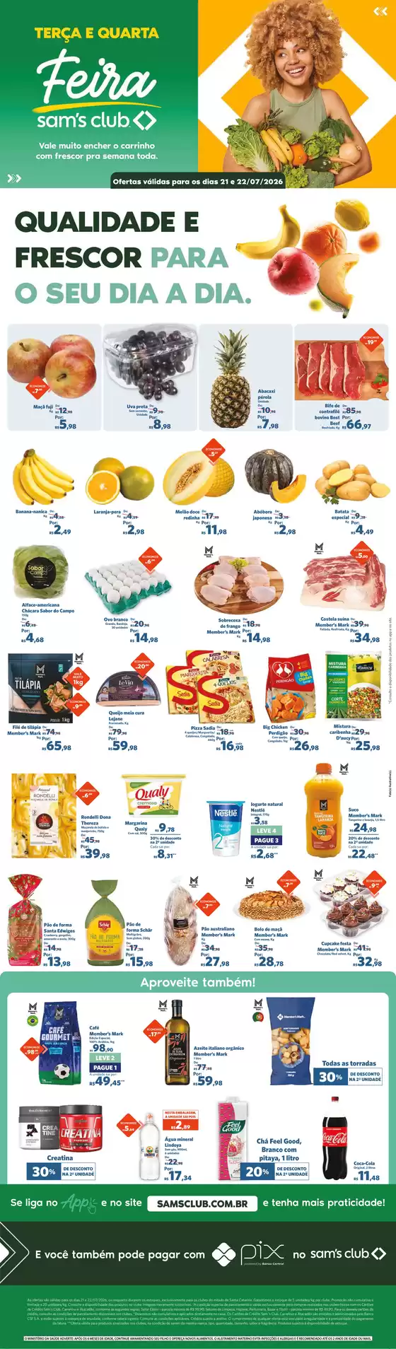 Catálogo Sam's Club | Nossas melhores ofertas para você | 2026-07-21T00:00:00.000Z - 2026-07-22T00:00:00.000Z