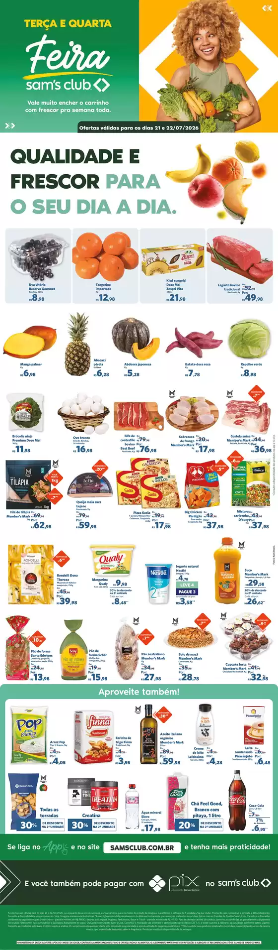 Catálogo Sam's Club | Ofertas especiais para você | 2026-07-21T00:00:00.000Z - 2026-07-22T00:00:00.000Z
