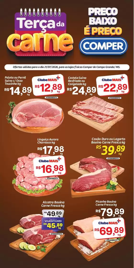 Catálogo Comper | Terça da Carne | 2026-07-21T00:00:00.000Z - 2026-07-21T00:00:00.000Z