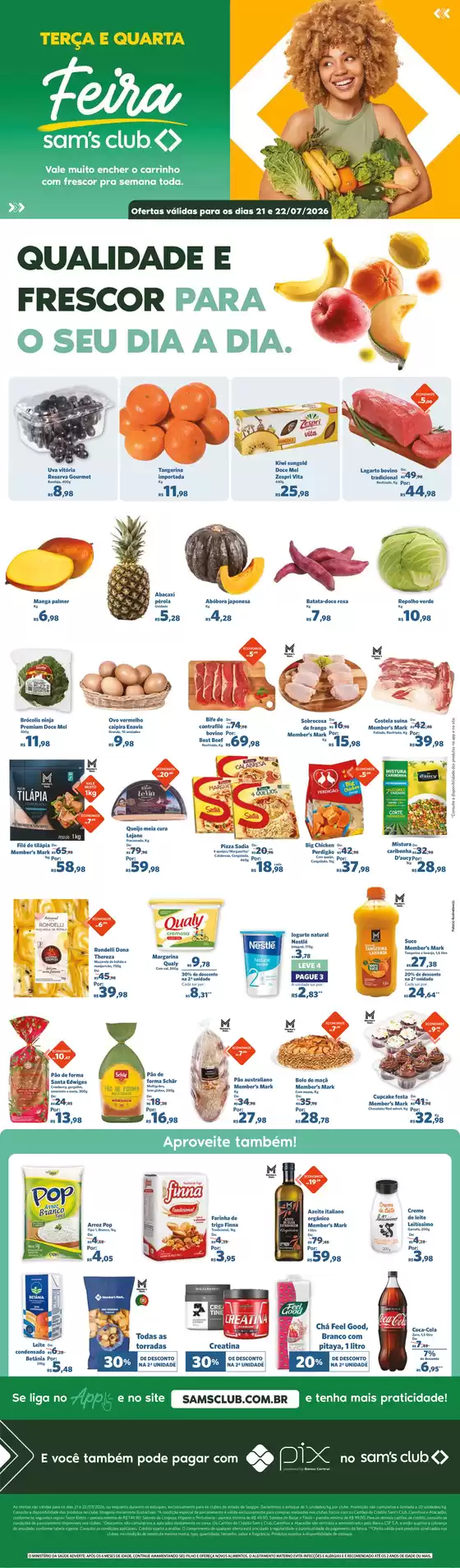 Catálogo Sam's Club | Melhores ofertas para compradores econômicos | 2026-07-21T00:00:00.000Z - 2026-07-22T00:00:00.000Z