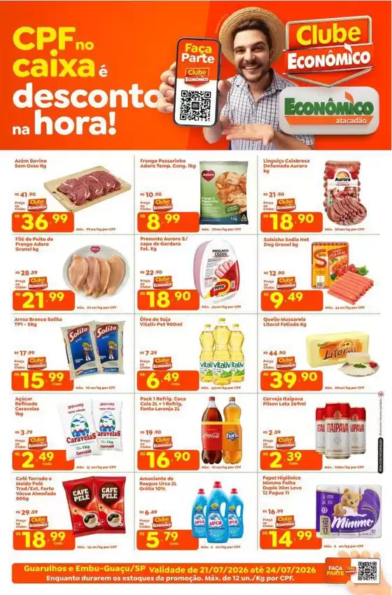 Catálogo Econômico Atacadão | Tabloide Econômico Atacadão - SP | 2026-07-21T00:00:00.000Z - 2026-07-24T00:00:00.000Z