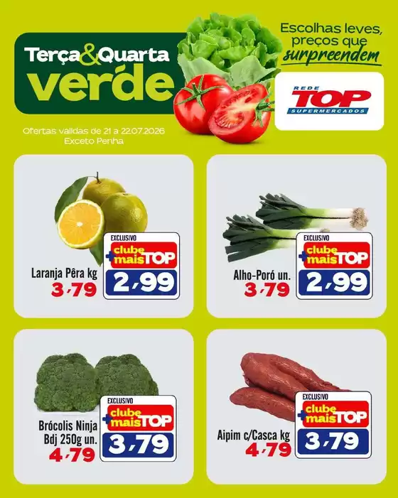 Catálogo Rede Top | Ótima oferta para caçadores de pechinchas | 2026-07-21T00:00:00.000Z - 2026-07-22T00:00:00.000Z