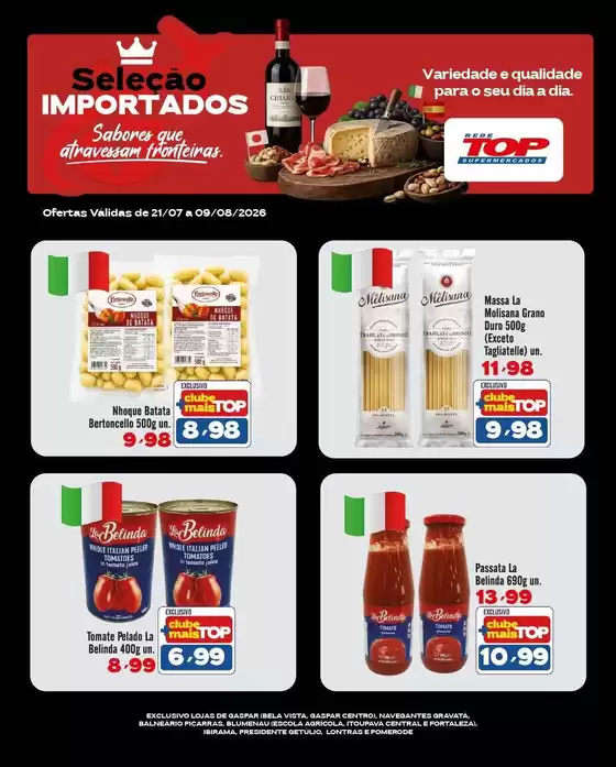 Catálogo Rede Top | Ofertas e promoções atuais | 2026-07-21T00:00:00.000Z - 2026-08-09T00:00:00.000Z