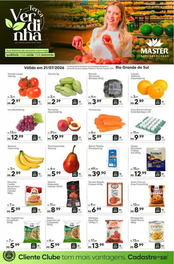 Catálogo Master Supermercados | Terca verdinha | 2026-07-21T00:00:00.000Z - 2026-07-21T00:00:00.000Z