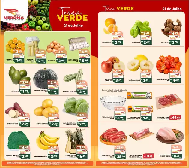 Catálogo Verona Supermercados | Encarte Verona Supermercados | 2026-07-21T00:00:00.000Z - 2026-07-21T00:00:00.000Z