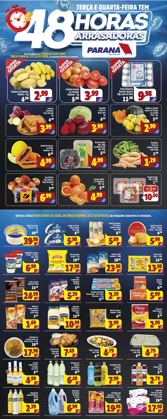 Catálogo Paraná Supermercados | Ofertas especiais para você | 2026-07-21T00:00:00.000Z - 2026-07-22T00:00:00.000Z