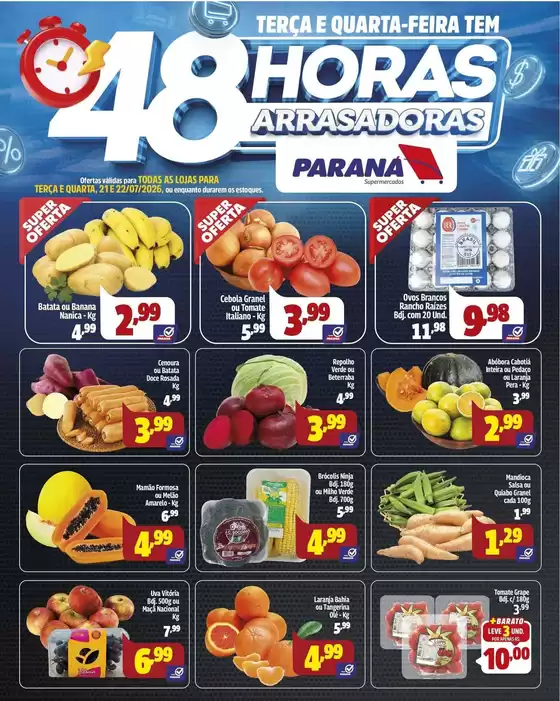 Catálogo Paraná Supermercados | Ofertas especiais atraentes para todos | 2026-07-21T00:00:00.000Z - 2026-07-22T00:00:00.000Z