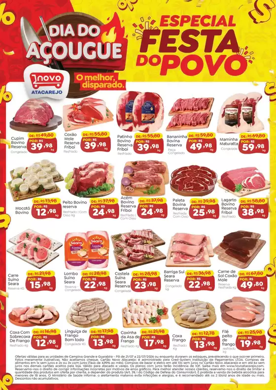 Catálogo Novo Atacarejo em Camaragibe | PB-AÇOUGUE 21 A 22.07 | 2026-07-21T00:00:00.000Z - 2026-07-22T00:00:00.000Z