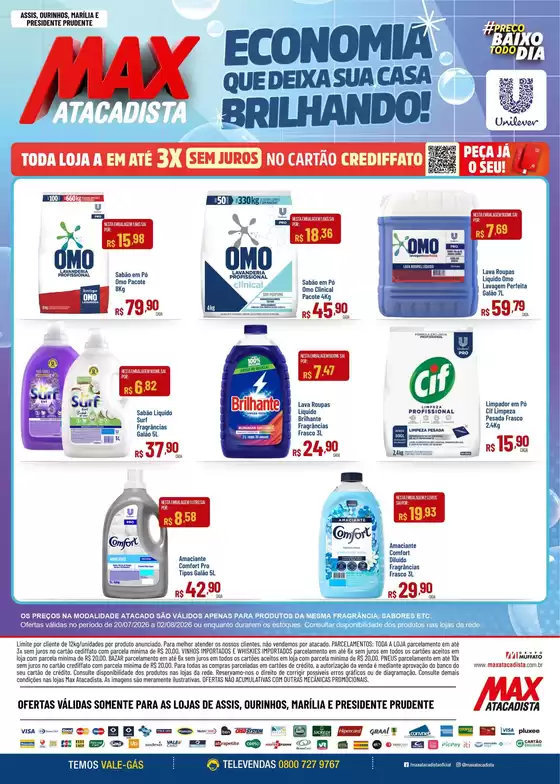 Catálogo Max Atacadista em Embu das Artes | Ampla seleção de ofertas | 2026-07-20T00:00:00.000Z - 2026-08-02T00:00:00.000Z